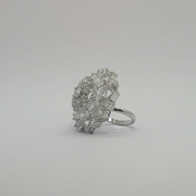 White American diamond one carat Ring