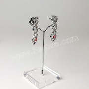 One carat Indian Jewellery Maroon Zircon Earring