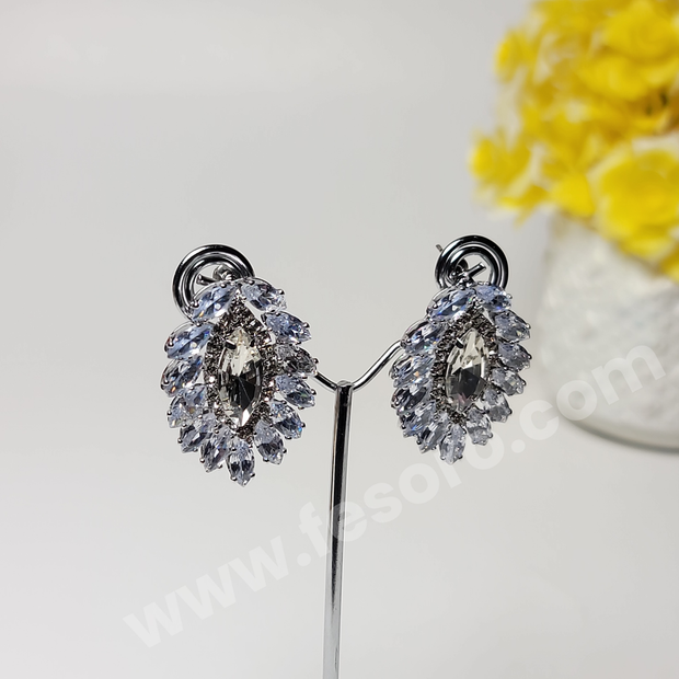 Sky Blue Transparent earrings