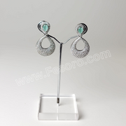 One carat indian jewellery Earrings Green Zircon Earring