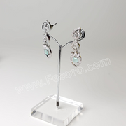 One carat Indian Jewellery Light Green Zircon Earring