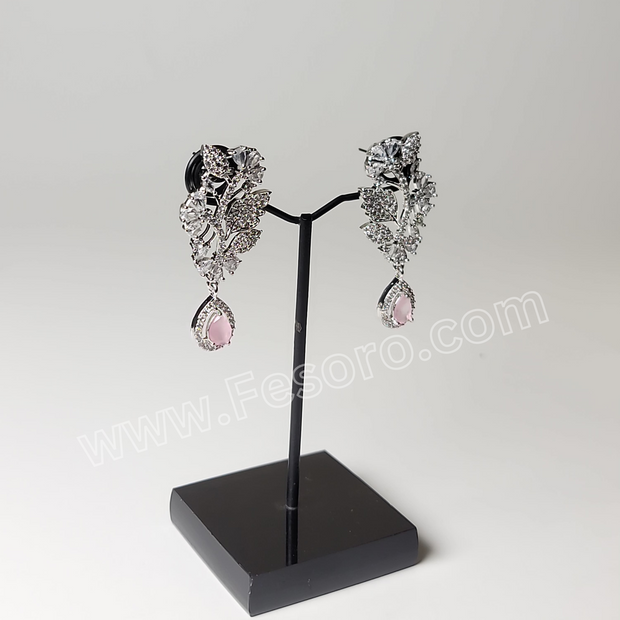 One carat Indian Jewellery Light Pink Zircon